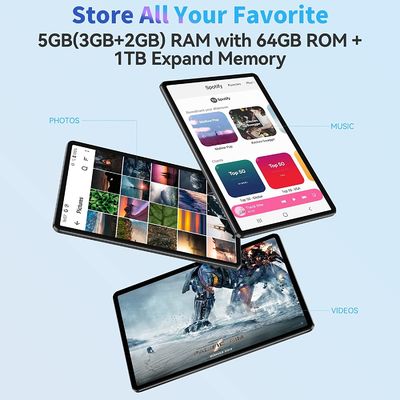 10inch Android 12 Ultrabook Tablet PC 64GB For Office Learning Online
