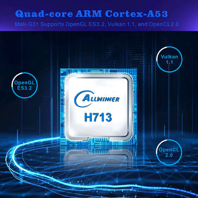 2.69inch LCD TFT Display 4K HD Projector with Quad-core ARM Cortex-A53 CPU and 1G RAM